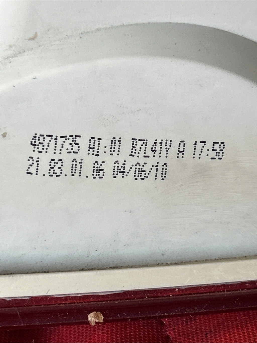 09-11 BMW E90 3 SERIES 328i 335i REAR LEFT DRIVER SIDE OUTER TAIL LIGHT 4871735