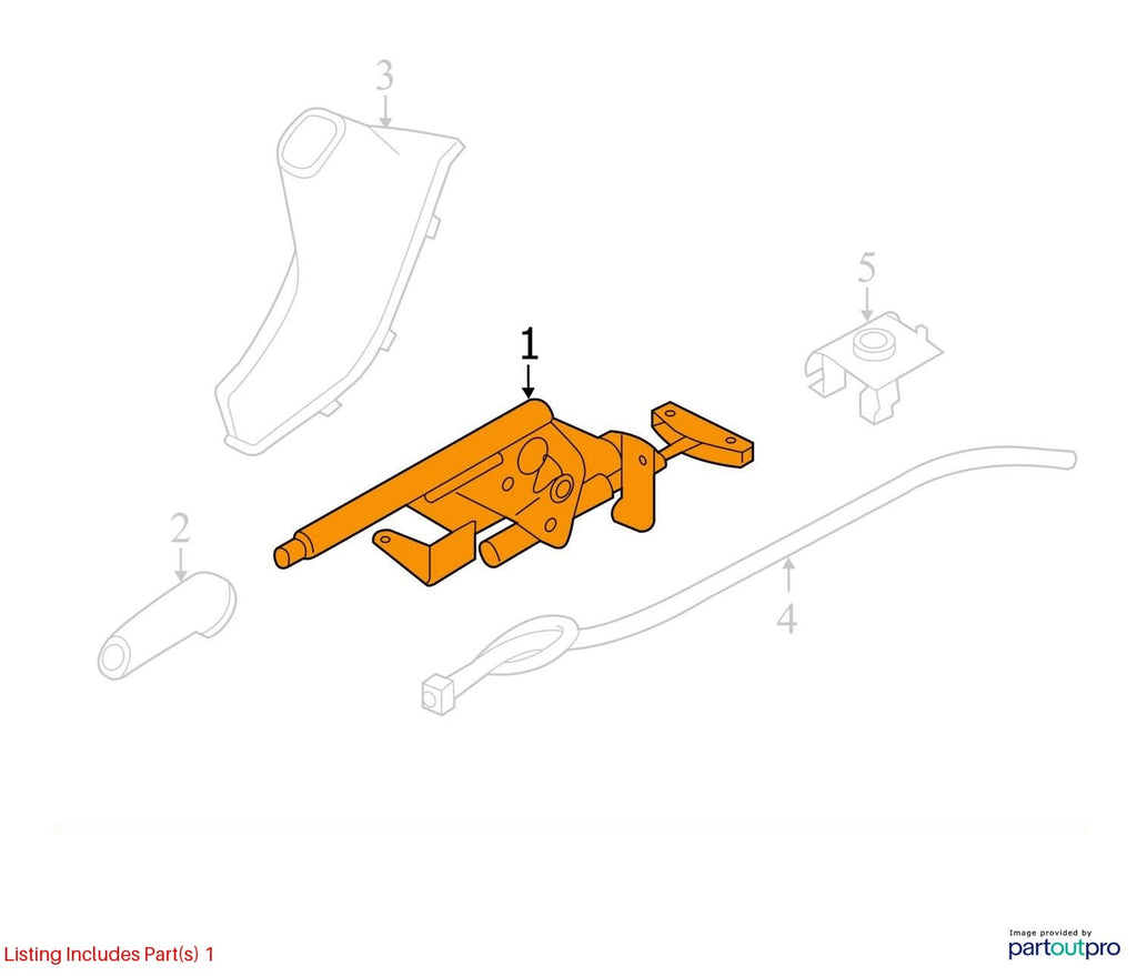 2012-2016 BMW 328I F30 - Emergency / Parking Brake Lever Assembly 6799101 OEM