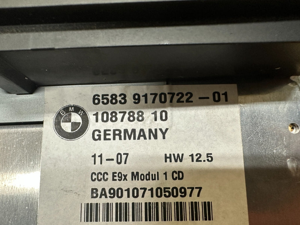 BMW 2006-2012 E90 GPS SAT NAV RADIO AUDIO CD PLAYER OEM 91707222