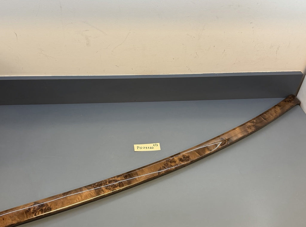 BMW 3 E92 E93 Passenger Side Strip Right Door Wood Trim Poplar Grain 6958240