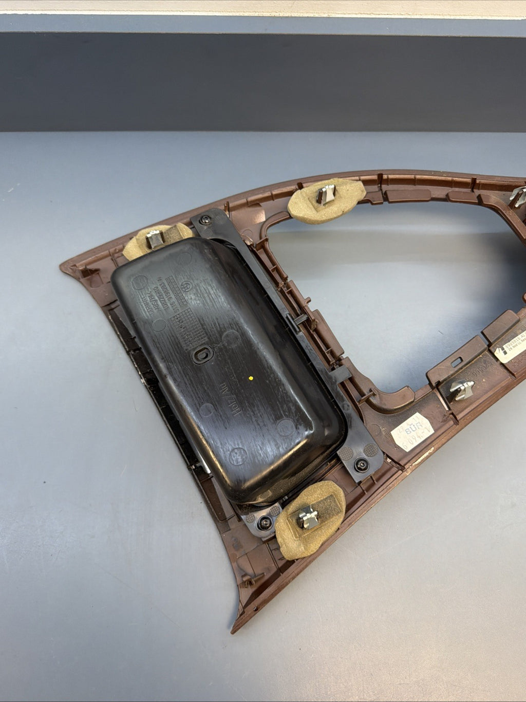 07 08 09 10 11 12 13 BMW 3 SERIES SHIFTER COVER WOODGRAIN TRIM 7118034 OEM