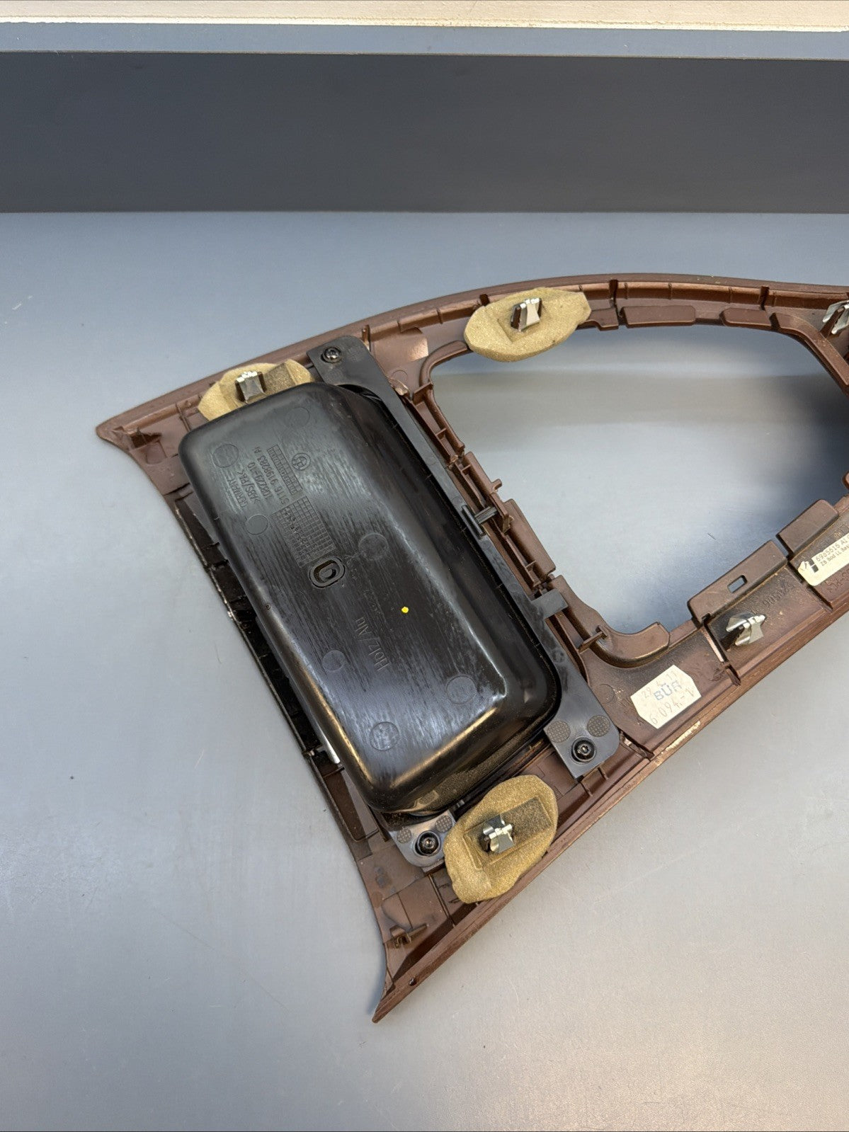 07 08 09 10 11 12 13 BMW 3 SERIES SHIFTER COVER WOODGRAIN TRIM 7118034 OEM