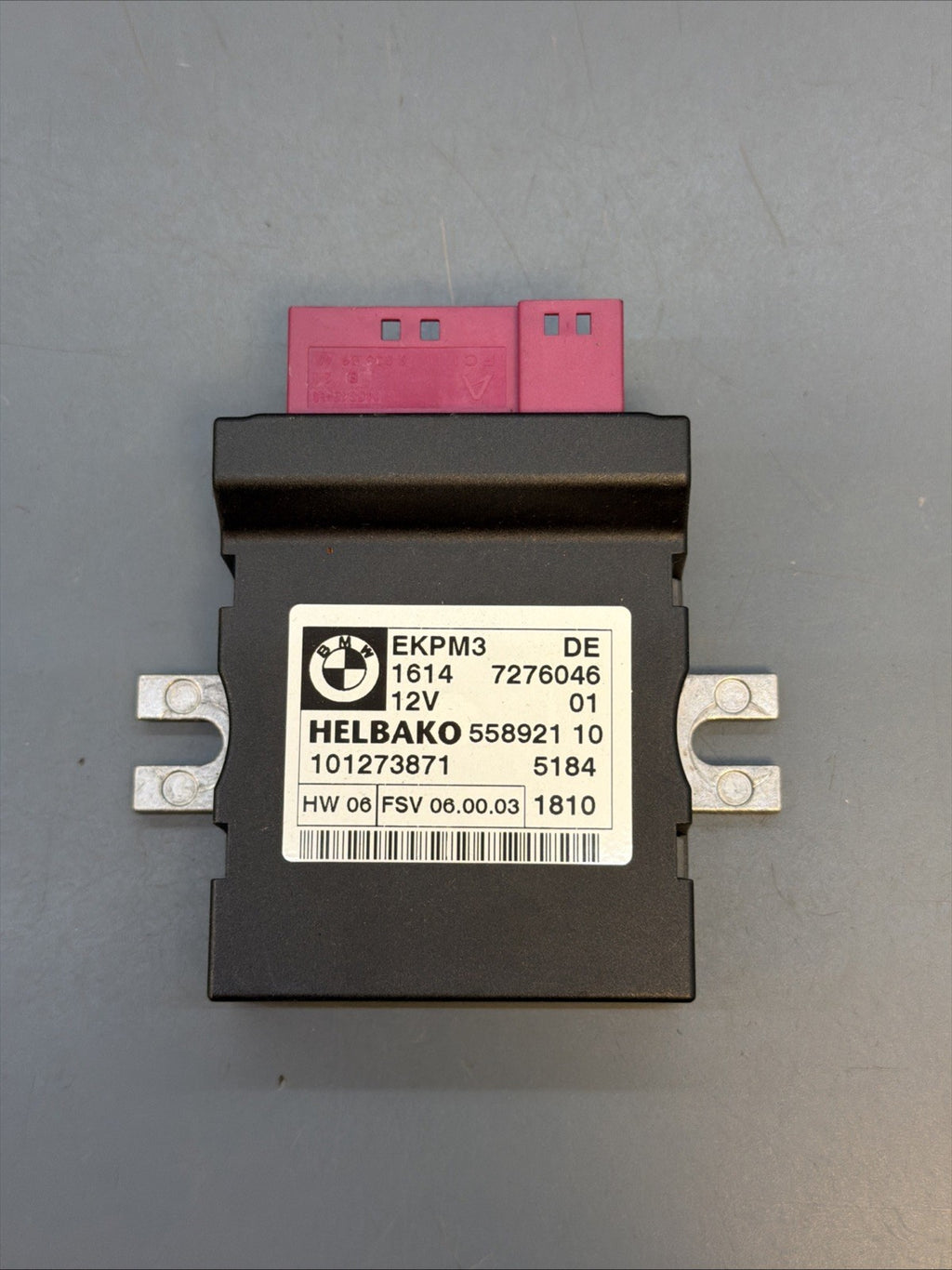 2007-2013 BMW E90 E92 E93 328i 335i FUEL PUMP CONTROL MODULE EKPM3 OEM 7276046