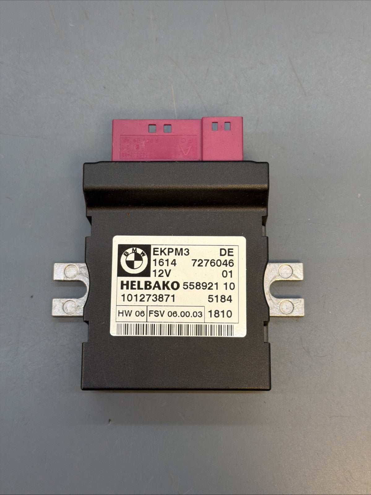 2007-2013 BMW E90 E92 E93 328i 335i FUEL PUMP CONTROL MODULE EKPM3 OEM 7276046