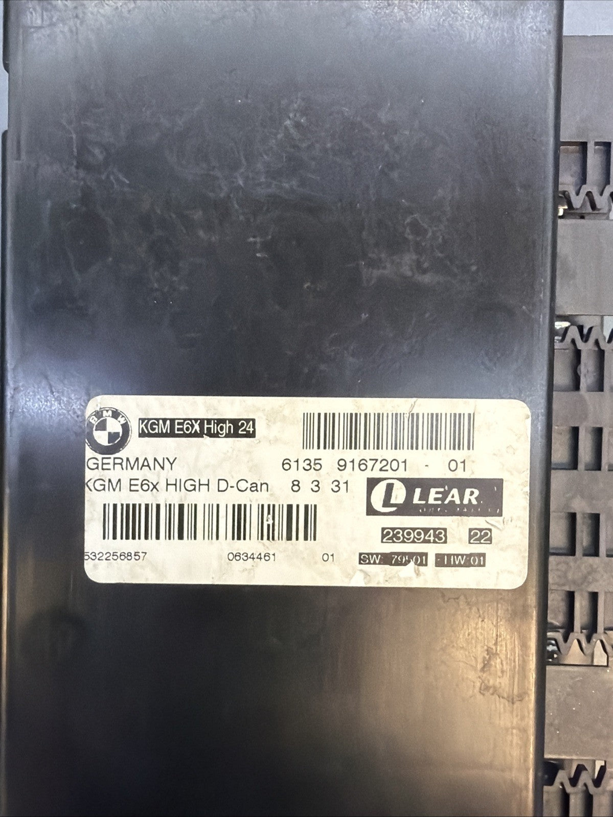 2008-2010 BMW E60550i 528i 535i BCM BODY CONTROL MODULE OEM 6135 9167201-01