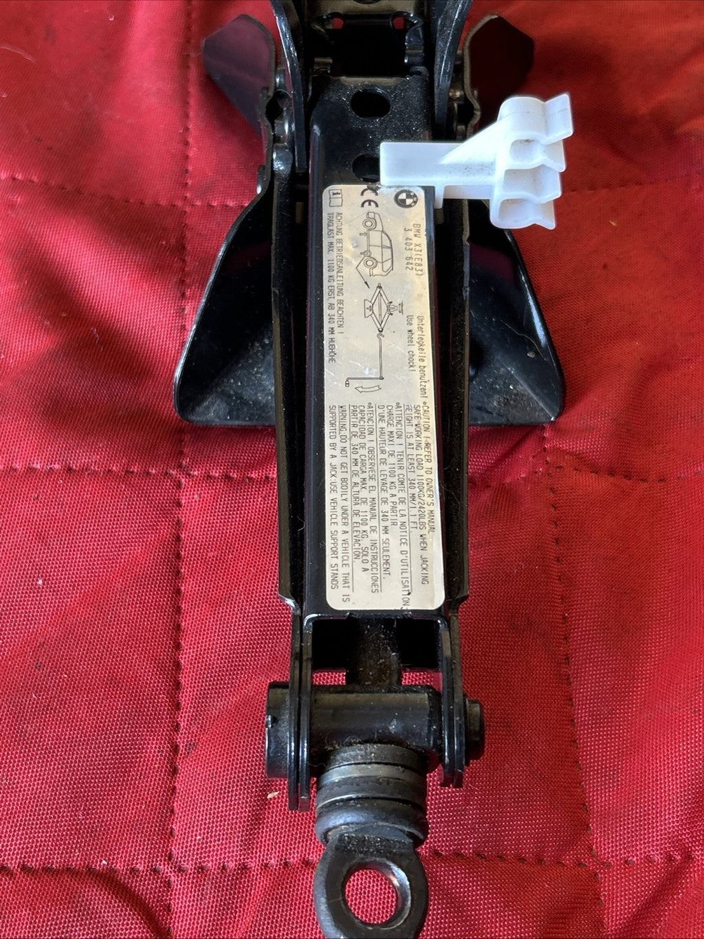 2004 - 2010 BMW X3 E83 STEEL CAR LIFTING EMERGENCY JACK TOOL 3403642