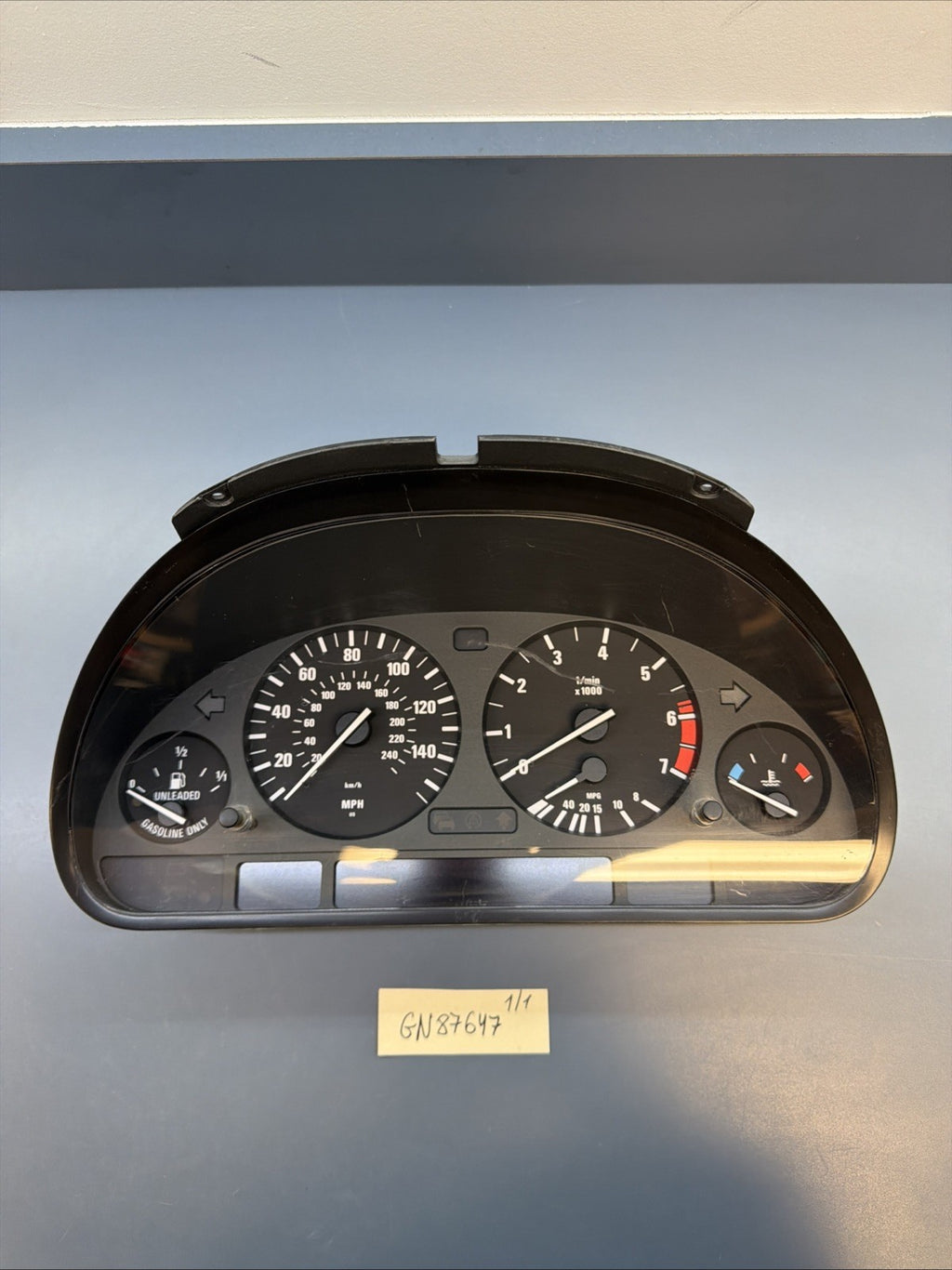 BMW 540I HIGH INSTRUMENT GAUGE CLUSTER 6942198 1997-2003 OEM