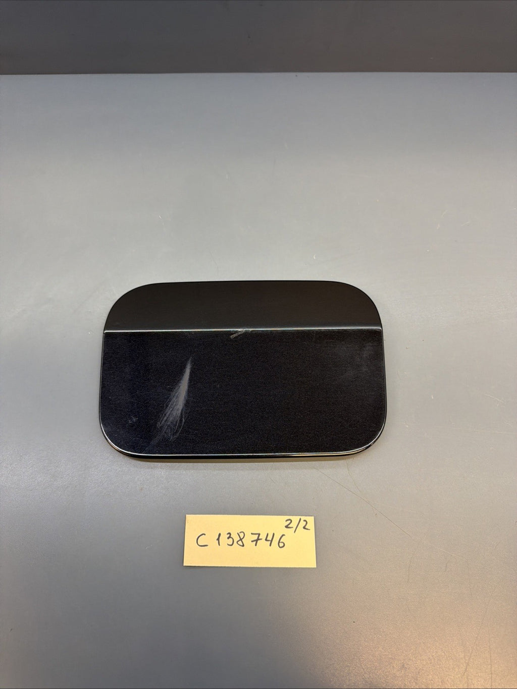 04-10 BMW E60 530i Exterior Fuel Gas Filler Door Lid Cover BLACK