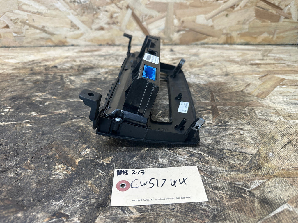 BMW 08-10 E60 5 SERIES CENTER CONSOLE CLIMATE CONTROL PANEL BLACK OEM 6976361