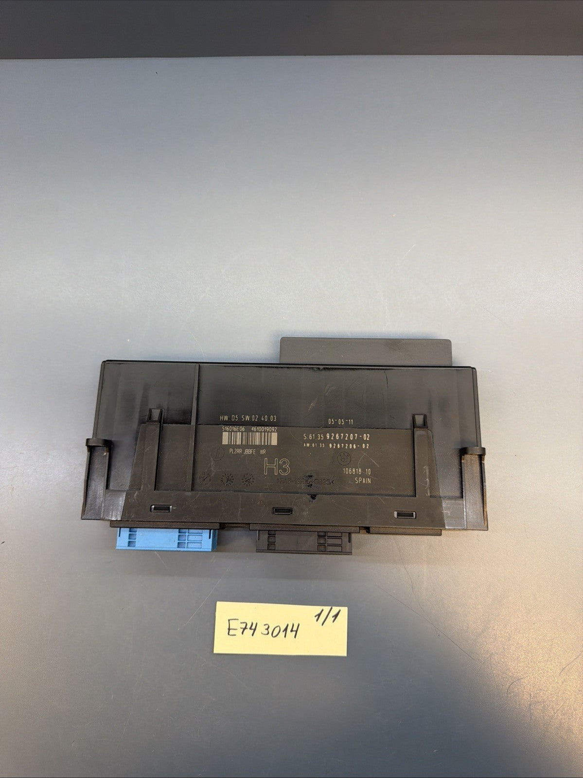 2007-2013 BMW E92 E90 E93 328i 335i M3 BCM BODY Control Junction Box 9267207