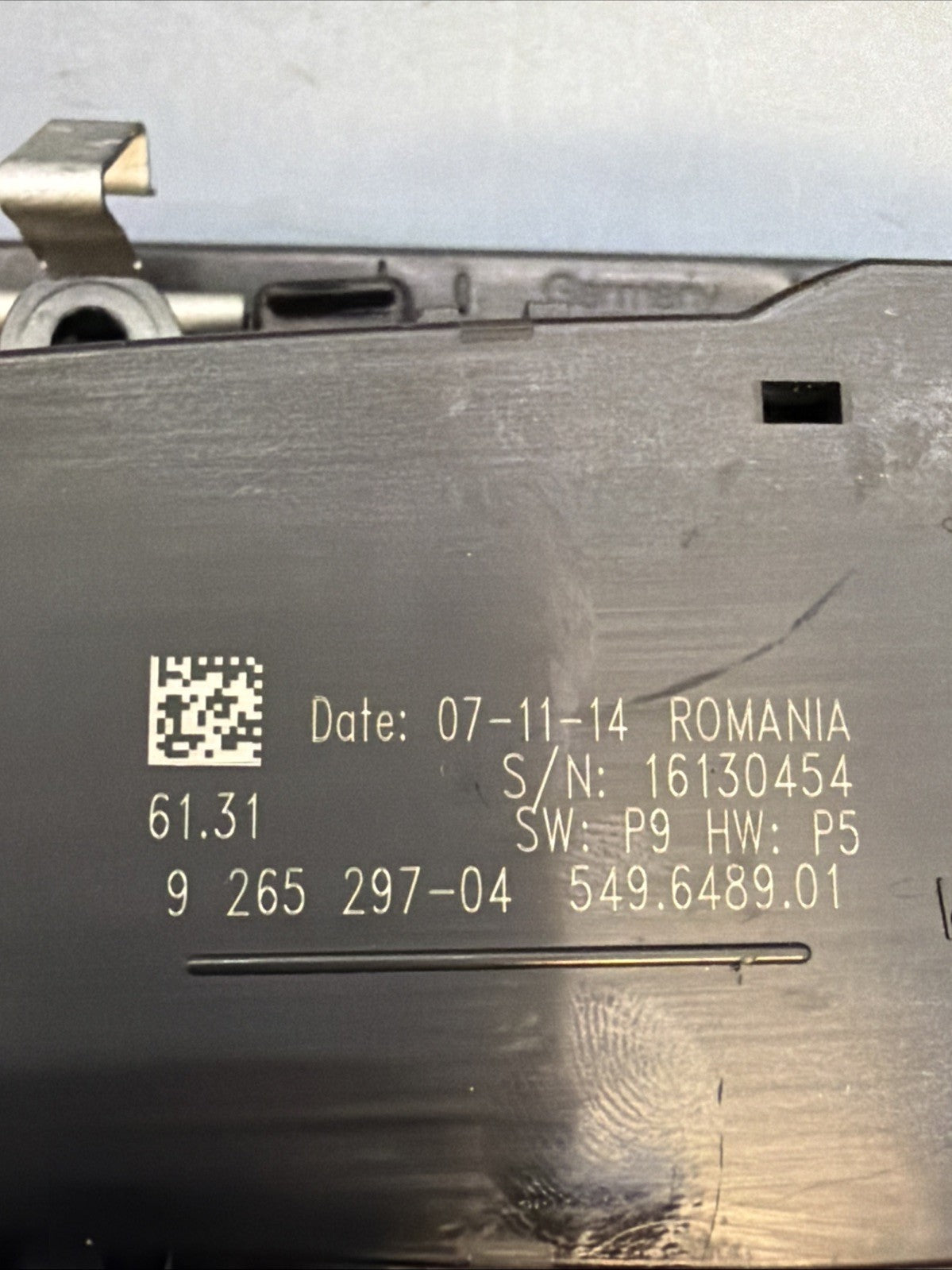2012-2016 Bmw F30 F34 328I 335I Headlight Lamp Switch Control Module Oem 9265297