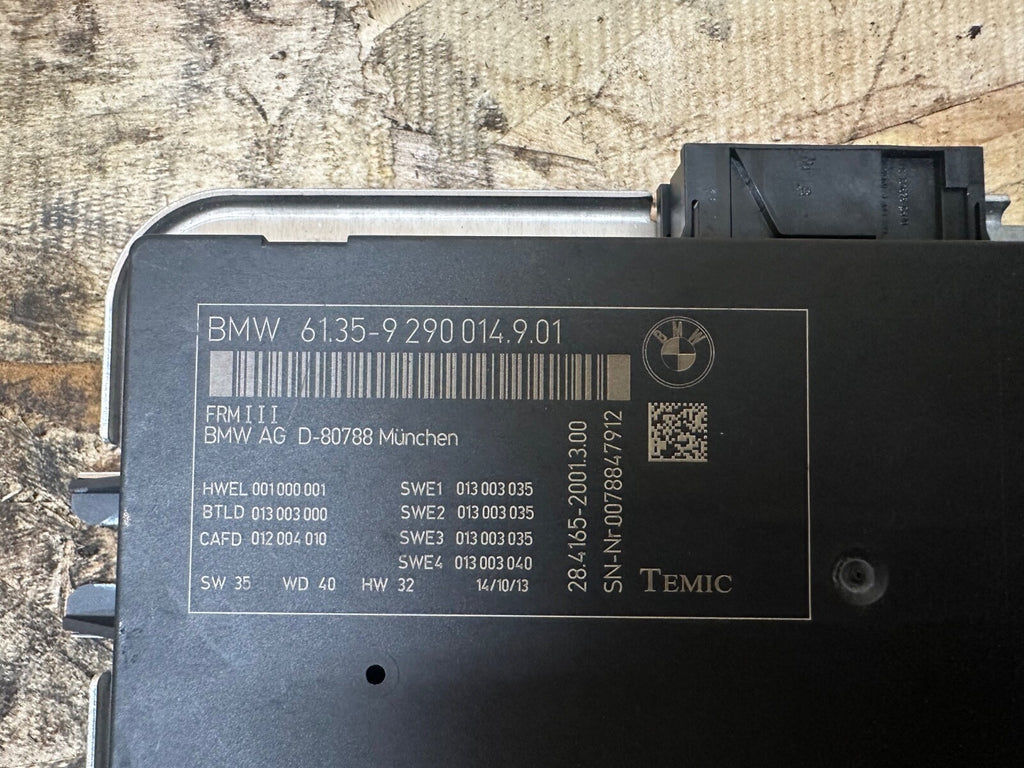 BMW 2011-2014 F25 X3 FOOTWELL LIGHT CONTROL MODLE UNIT OEM 9290014