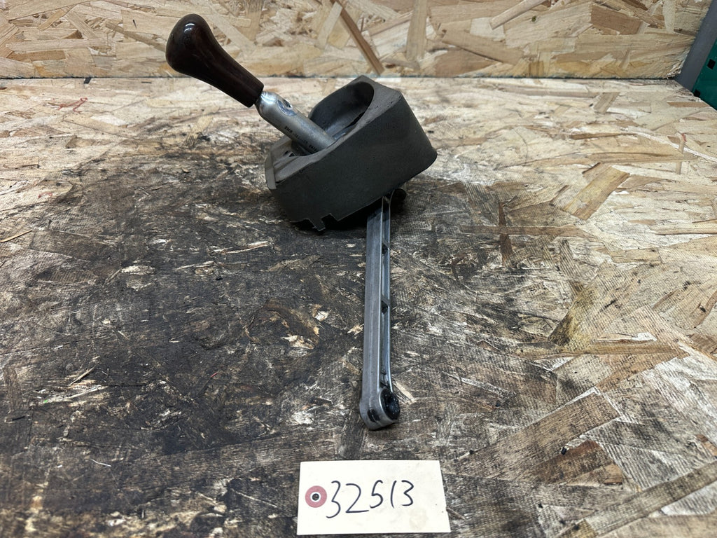 BMW 99-05 E46 3 SERIES MANUAL SHIFTER ASSEMBLY + BURLED WOOD KNOB OEM 1434100