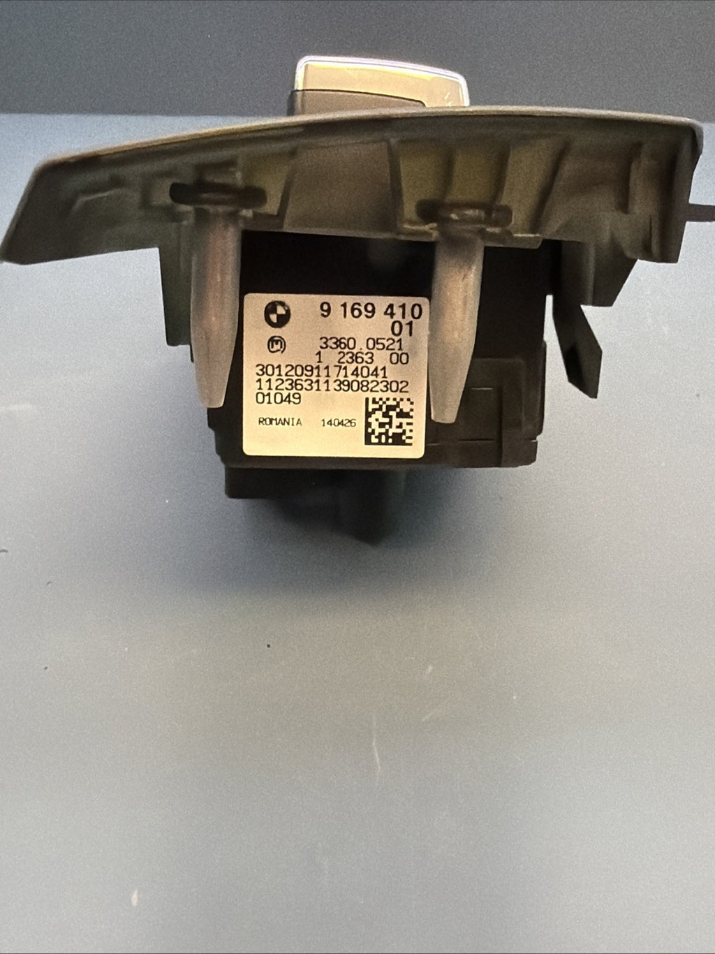 07-13 BMW E92 E93 335i HEADLIGHT FOG LIGHT CONTROL SWITCH W TRIM 9169410 OEM