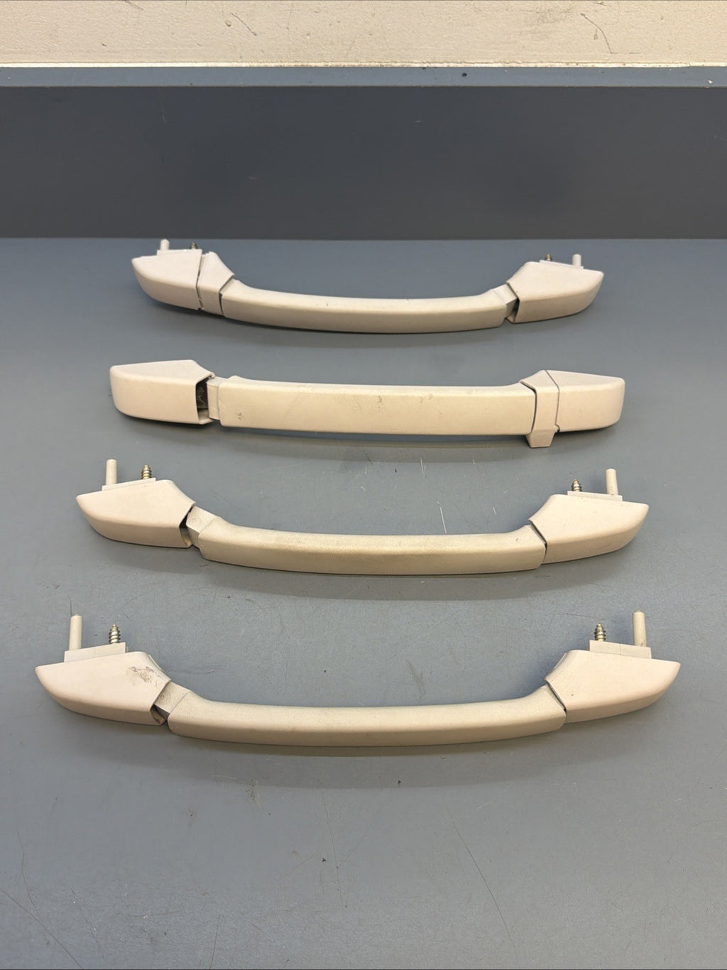 2000-2005 BMW E46 3-Series Interior Roof Grab Handle Set Grey OEM 8231321