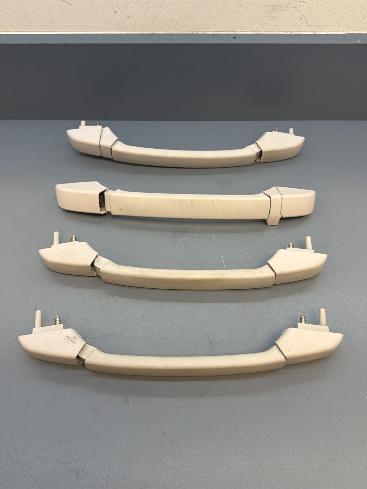 2000-2005 BMW E46 3-Series Interior Roof Grab Handle Set Grey OEM 8231321