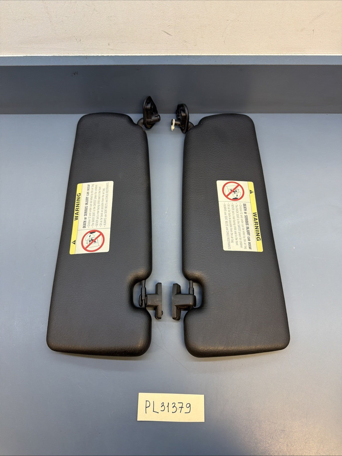 01-06 BMW E46 M3 325Ci 330Ci Convertible Sun Visor Left And Right SET 0232400