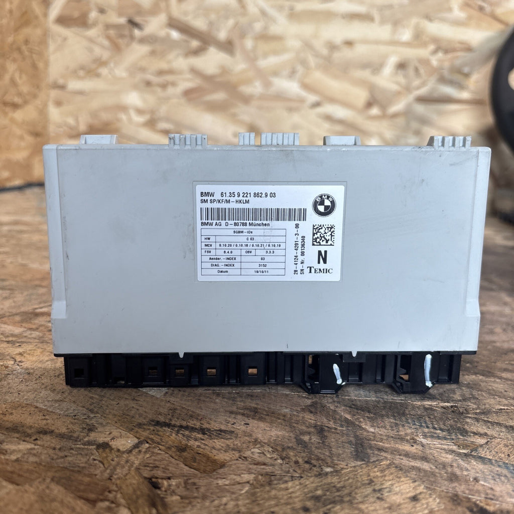 2008-2012 BMW E70 X5 Front Left Seat Control Module 9221862