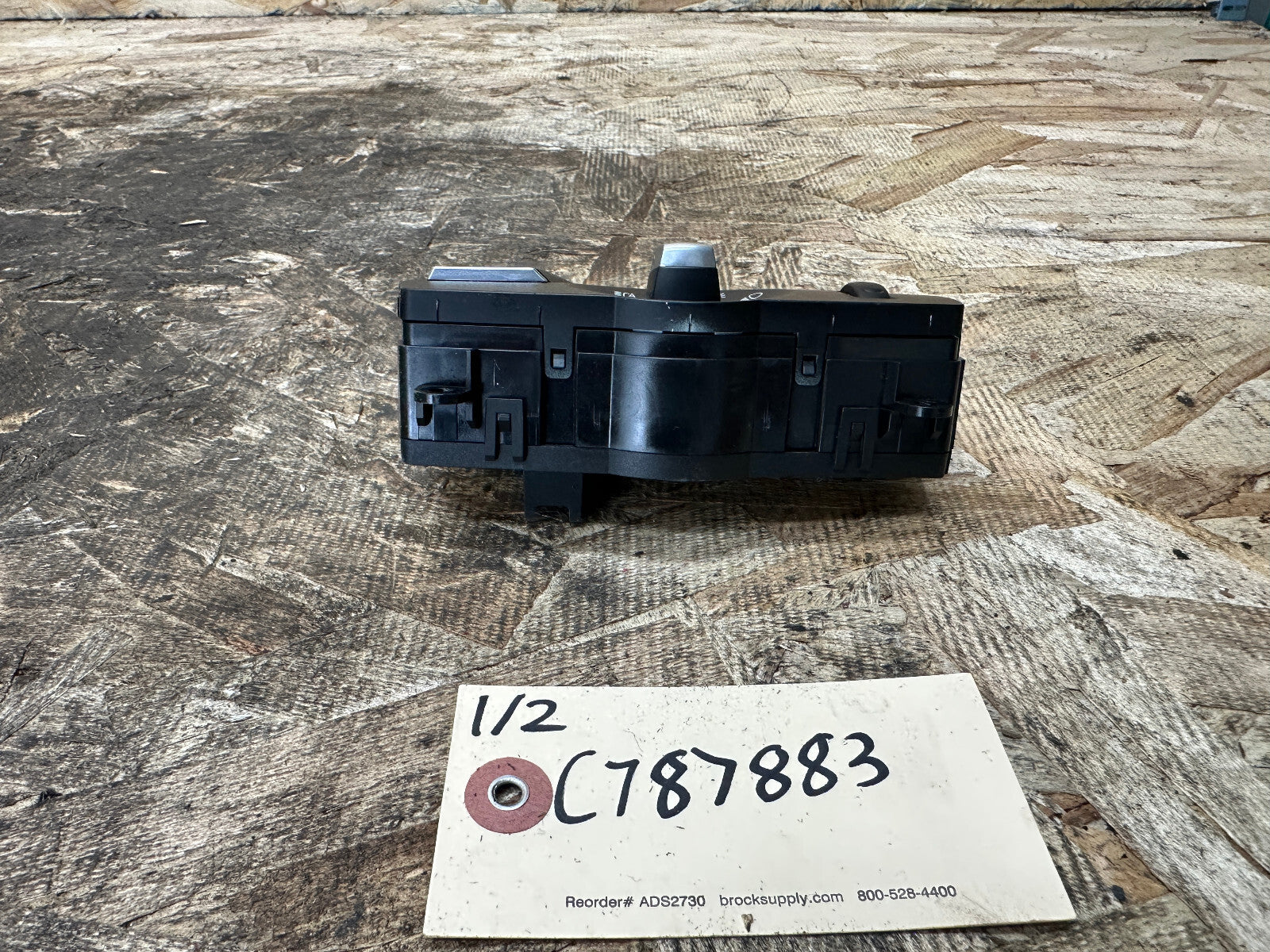 BMW 07-18 5/6/7 SERIES X3 X4 HEADLIGHT CONTROL SWITCH PANEL BLACK OEM 9192745