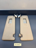 12-19 BMW 3 4 SERIES (F30 F31 F32 F33) FRONT LEFT & RIGHT SUNVISOR SET(Beige)