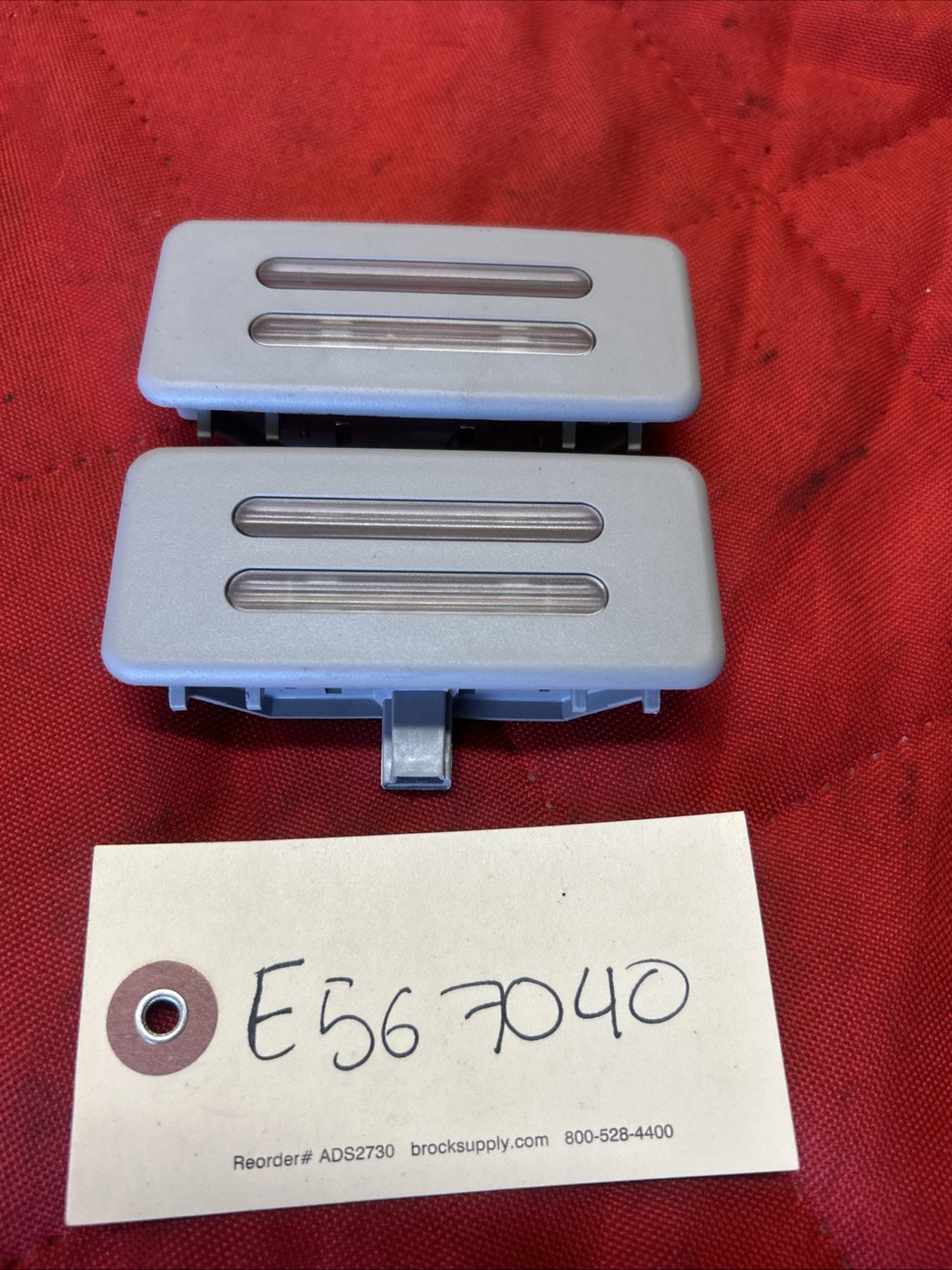06-11 BMW E60,E61,E90,E91,E92 SUN VISOR INTERIOR LIGHT 6962011 SET OF 2