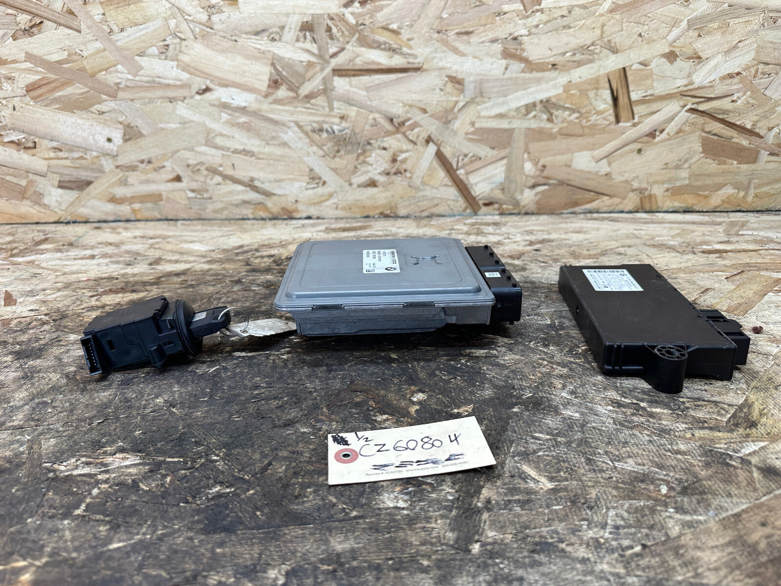 BMW 7-10 E60 E90 E82 N54 ENGINE ECU+CAS IMMOBILIZER+ MSD80 OEM 7575875