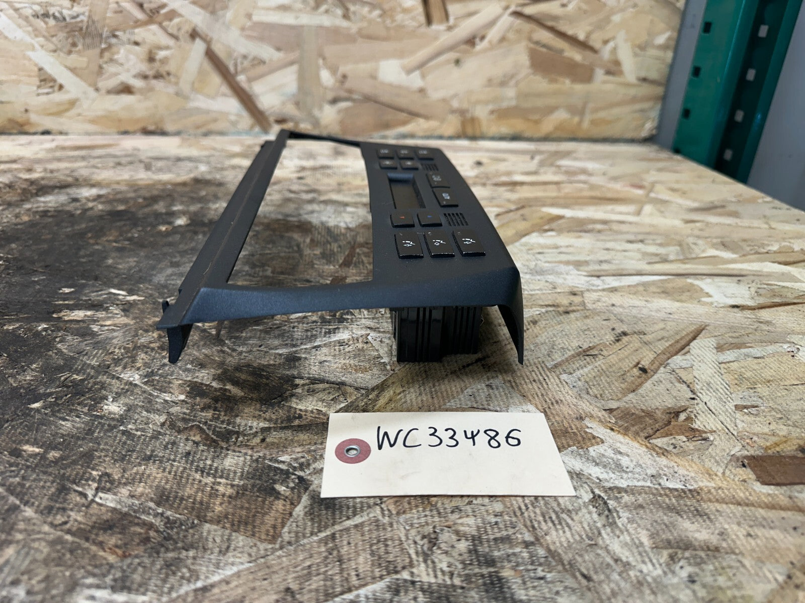 BMW 03-10 E83 X3 BLACK HEATER/AC CLIMATE CONTROL SWITCH PANEL+TRIM OEM 3413866