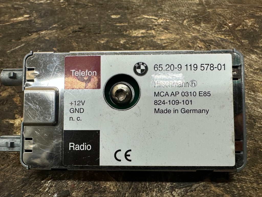 BMW 2006-2008 E85 E86 Z4 RADIO ANTENNA AMPLIFIER RECIEVER MODULE OEM 9119578