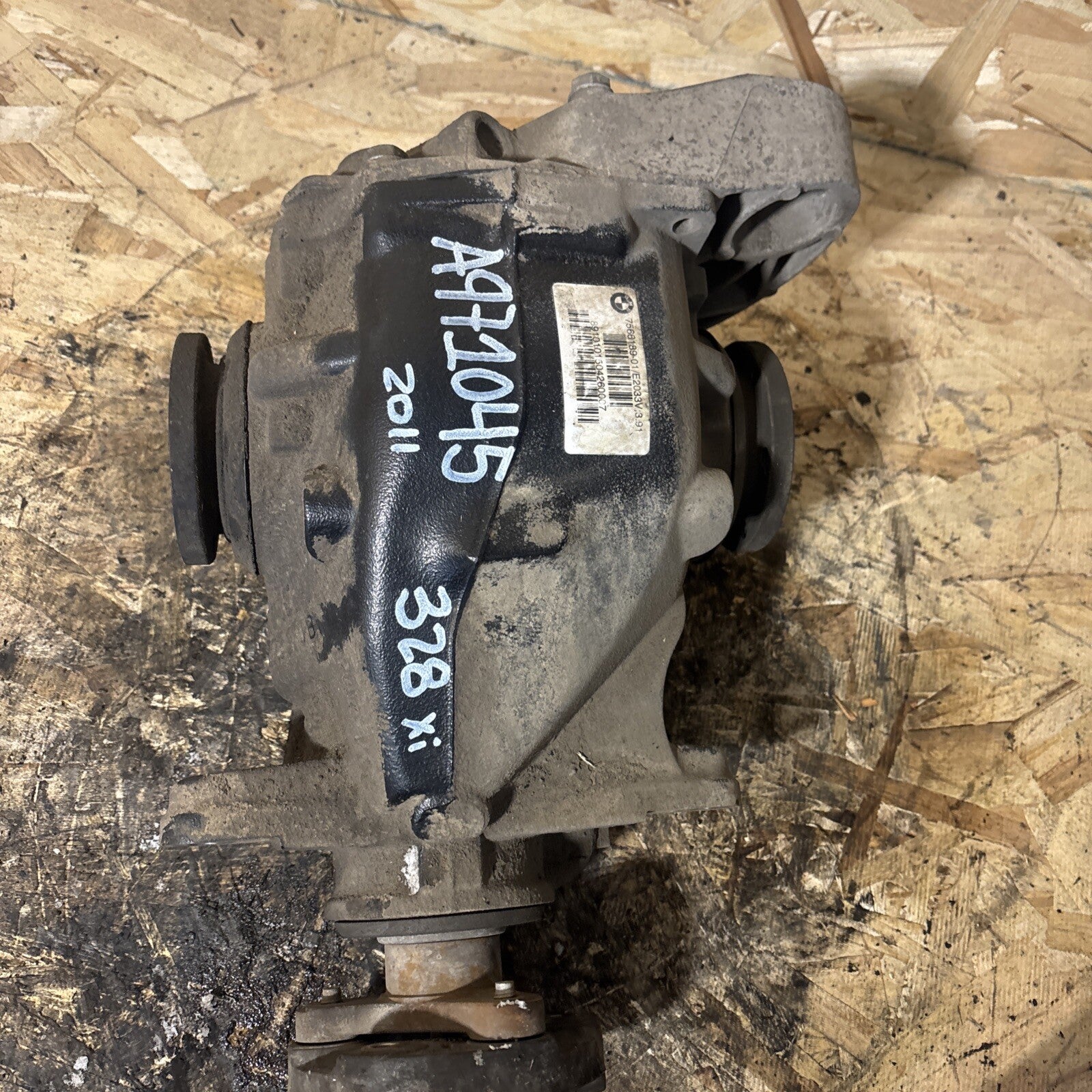 BMW E90 328 REAR DIFFERENTIAL 3 SERIES 3.91 FINAL DRIVE 7566189