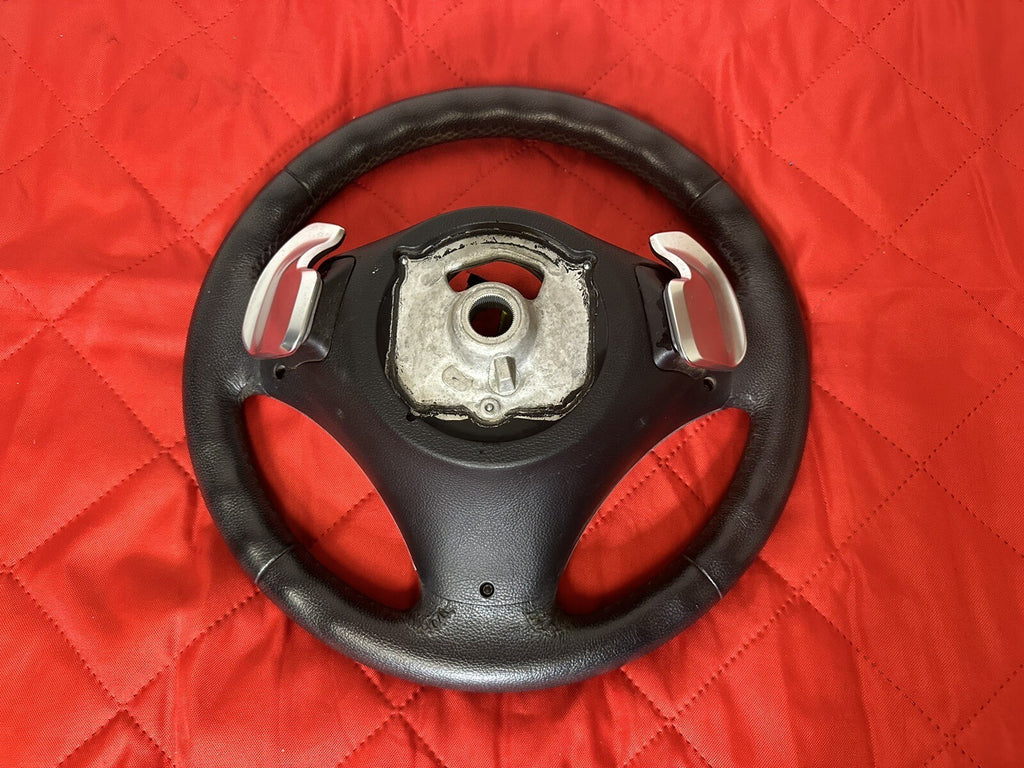 OEM BMW SPORT STEERING WHEEL BLACK LEATHER W/SHIFTERS E90 E92 E93 E82 6795857
