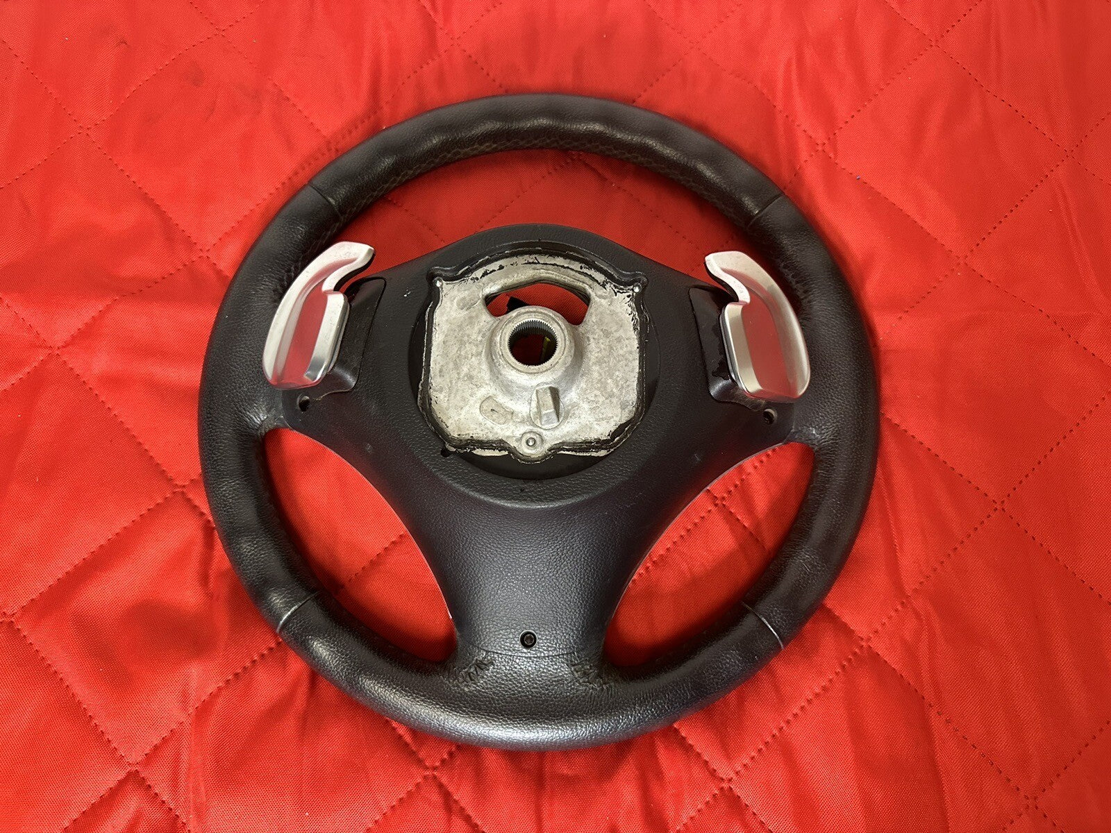 OEM BMW SPORT STEERING WHEEL BLACK LEATHER W/SHIFTERS E90 E92 E93 E82 6795857