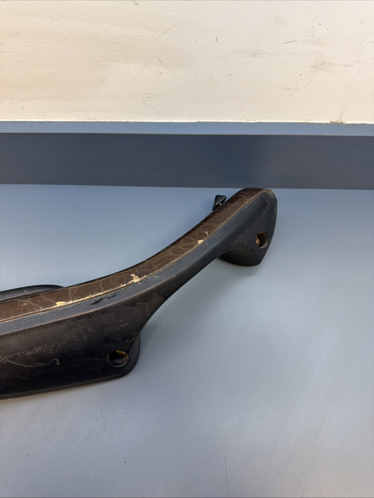 BMW E46 Coupe Convertible Armrest Door Trim Panel Front Left Brown Wood 8241093