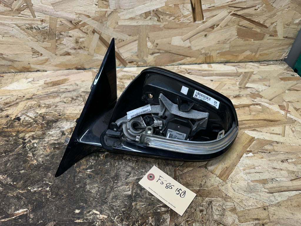 BMW 12-19 F30 POWER FRONT LEFT DRIVER DOOR MIRROR +COVER FOR PARTS OEM 013079