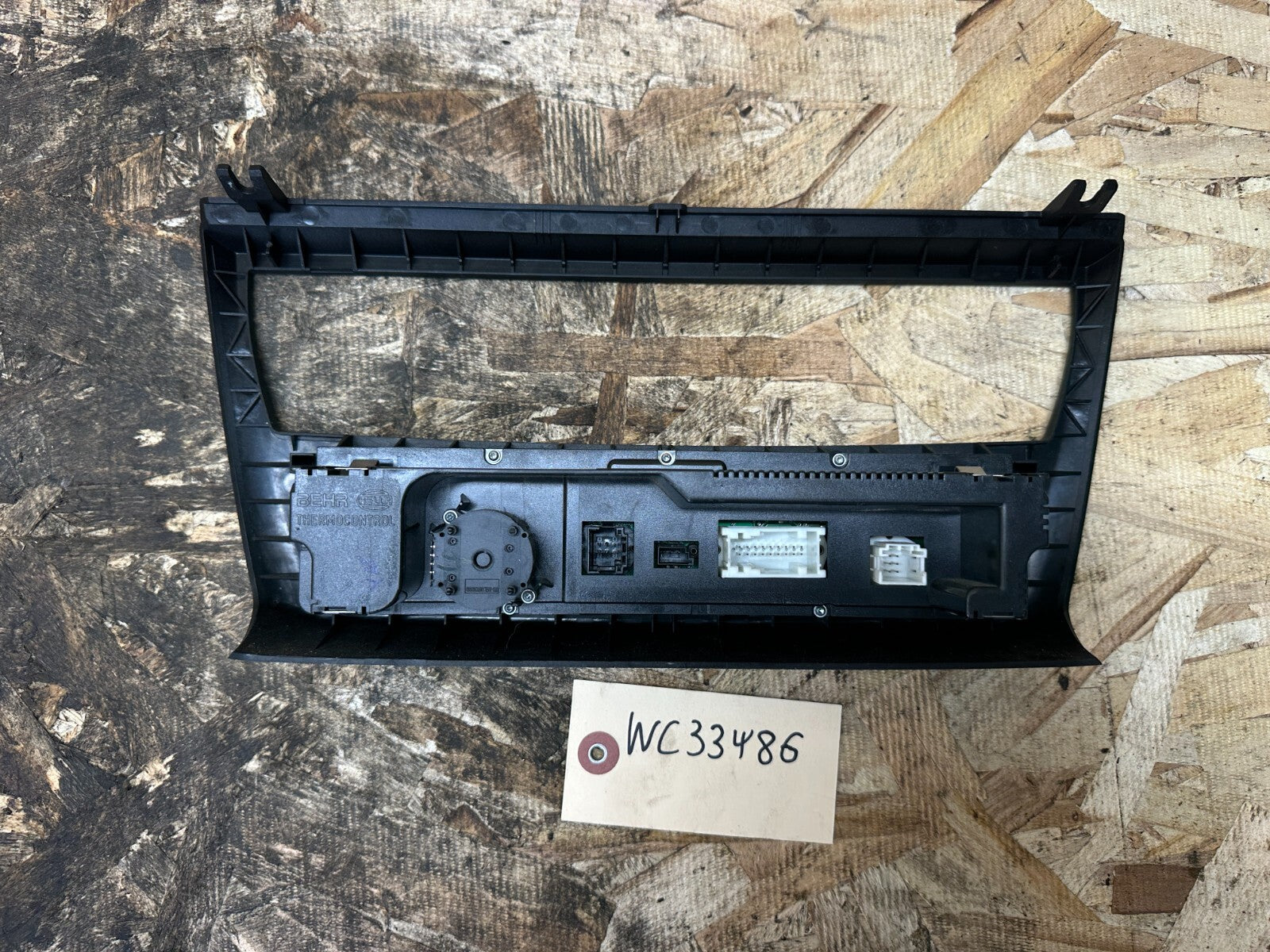 BMW 03-10 E83 X3 BLACK HEATER/AC CLIMATE CONTROL SWITCH PANEL+TRIM OEM 3413866