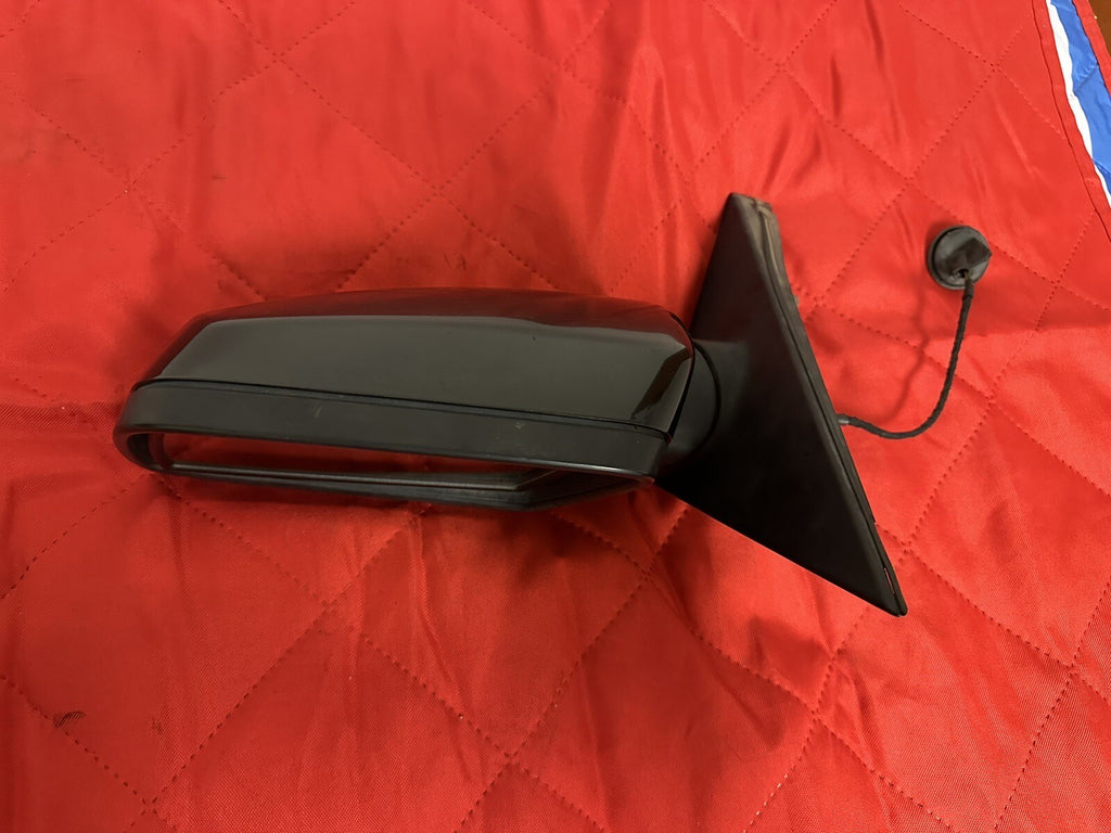 04-10 BMW 535I 528I E60 E61 LEFT DRIVER SIDE MIRROR BLACK SAPPHIRE METALLIC OEM