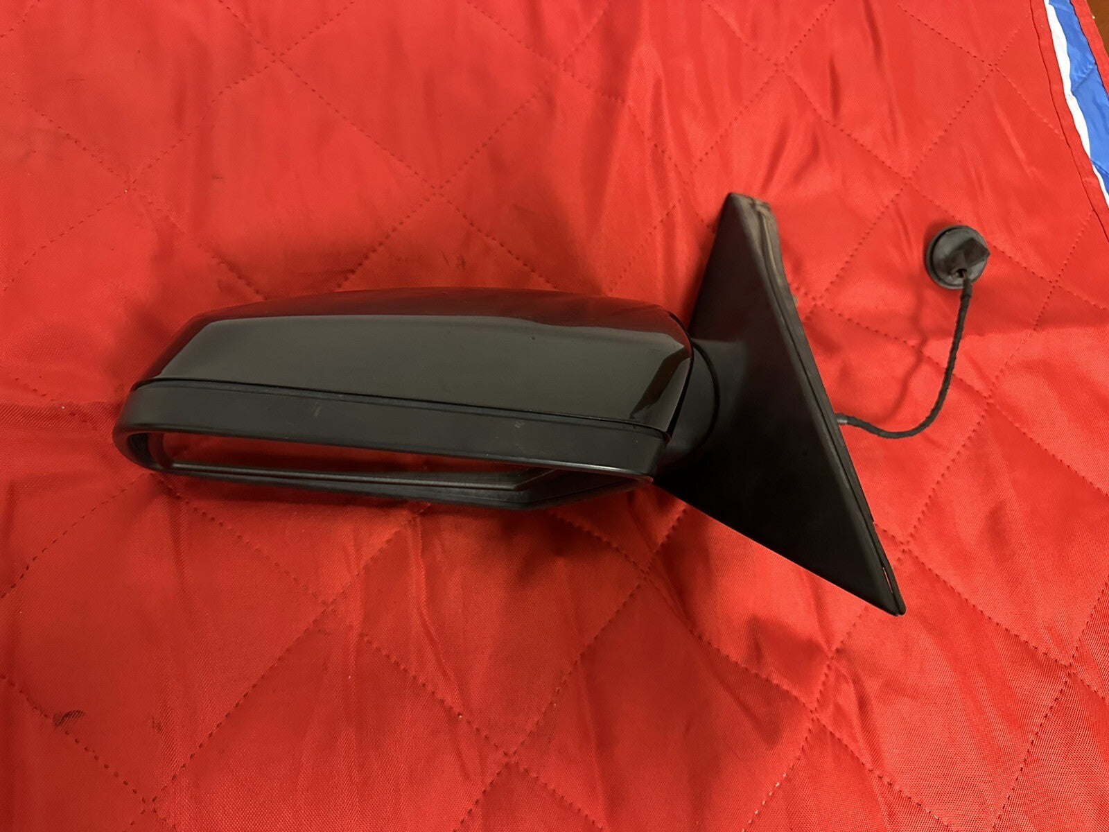 04-10 BMW 535I 528I E60 E61 LEFT DRIVER SIDE MIRROR BLACK SAPPHIRE METALLIC OEM