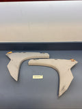 BMW 03-10 E60 5 SERIES LIGHT GRAY C PILLAR TRIM PIECES 2PC OEM 7027092+7027091