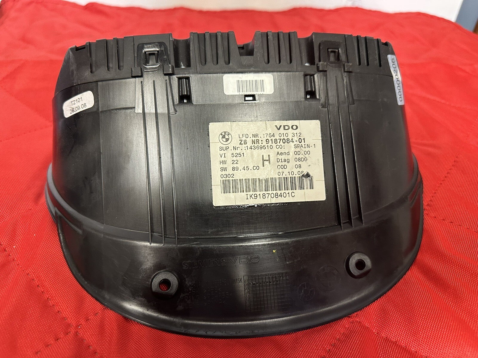 07-13 BMW E90 E92 E93 SPEEDOMETER INSTRUMENT CLUSTER SIEMENS OEM 9187084