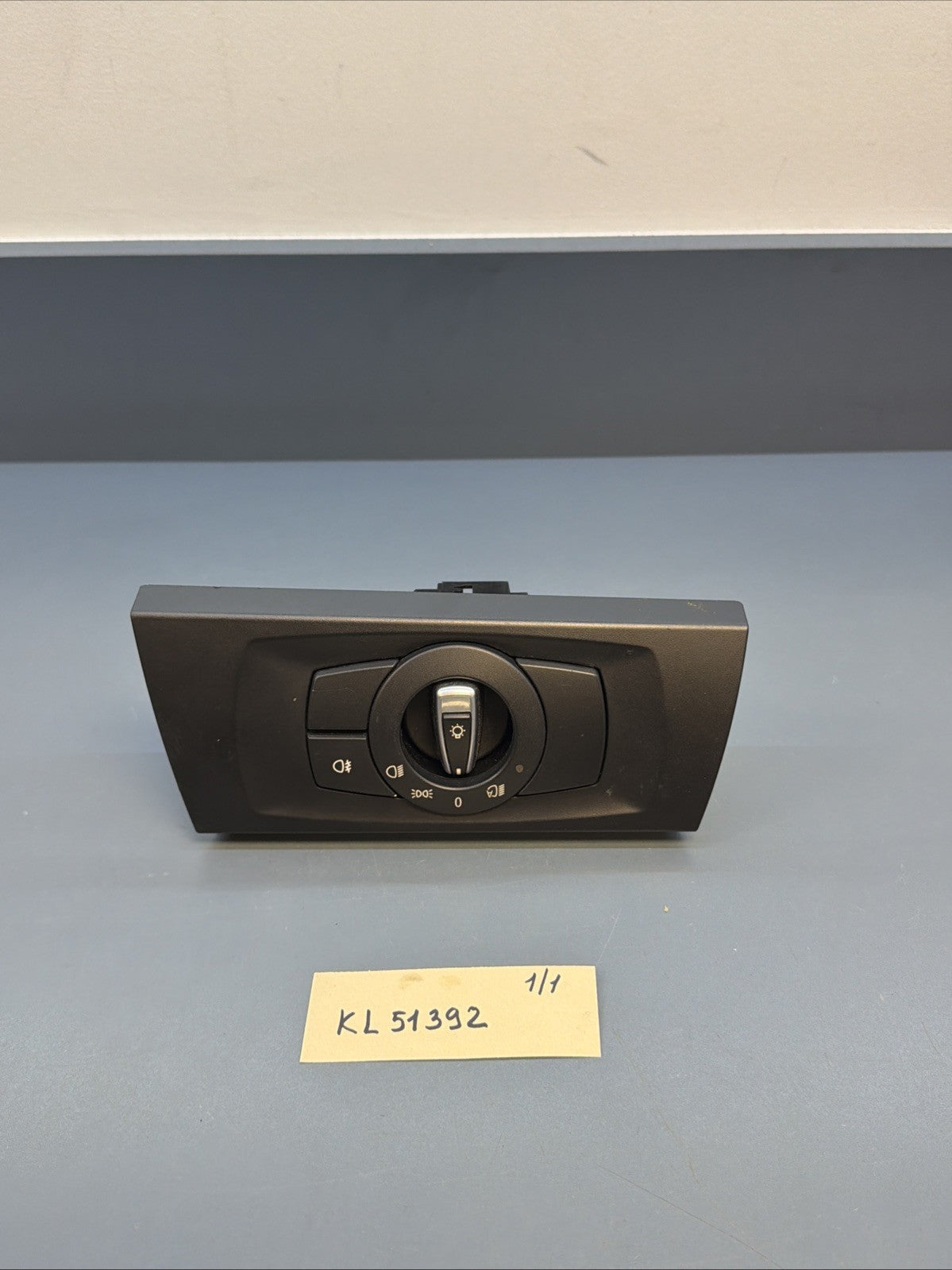 06-11 BMW E90 E92 328i 335d Headlight Control Switch Unit Black 9169398 OEM