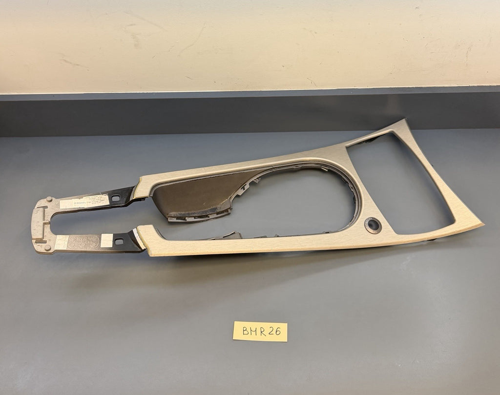 03-08 BMW Z4 E85 E86 Front Center Console Top Cover Bezel Trim Aluminum 7044312