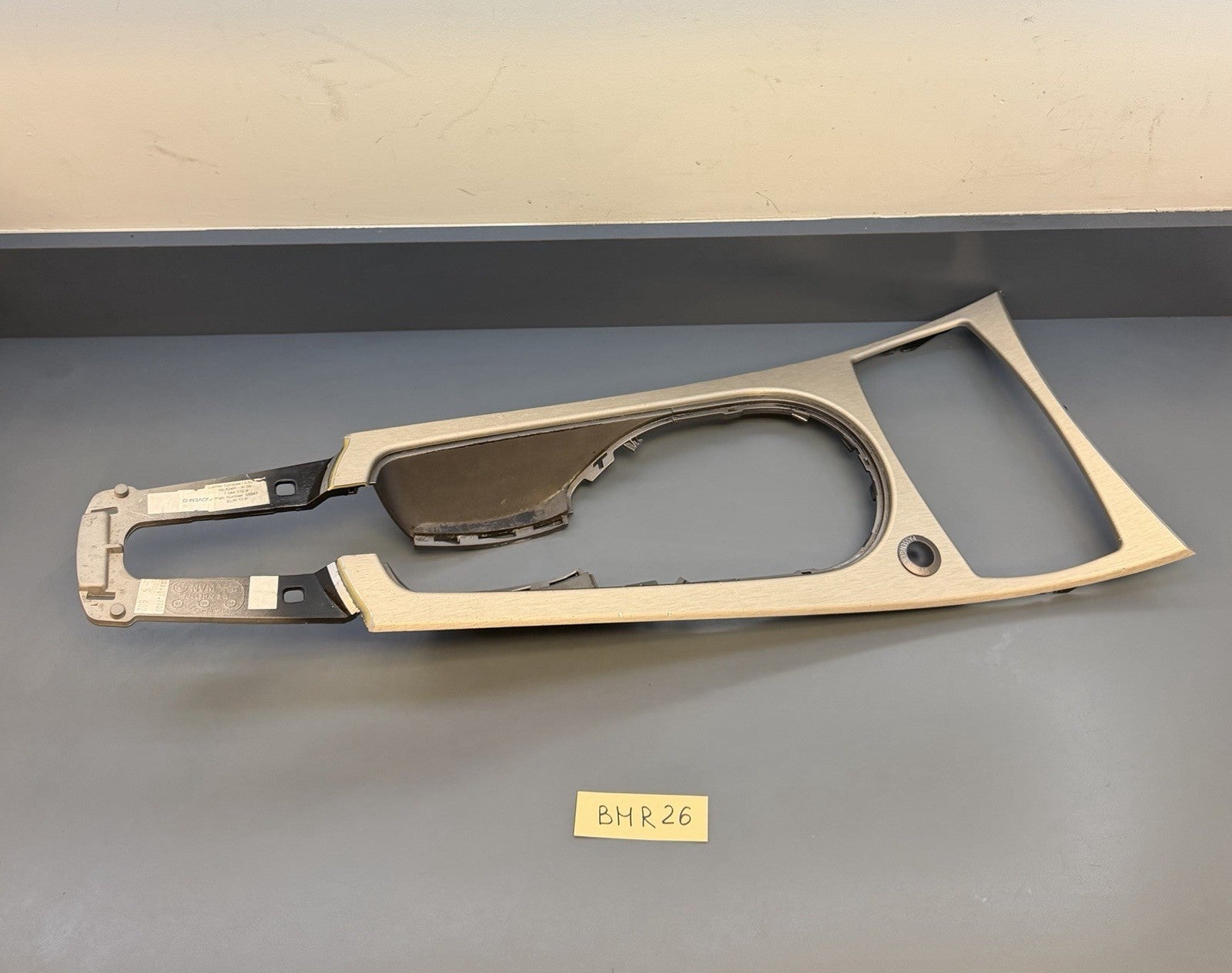 03-08 BMW Z4 E85 E86 Front Center Console Top Cover Bezel Trim Aluminum 7044312