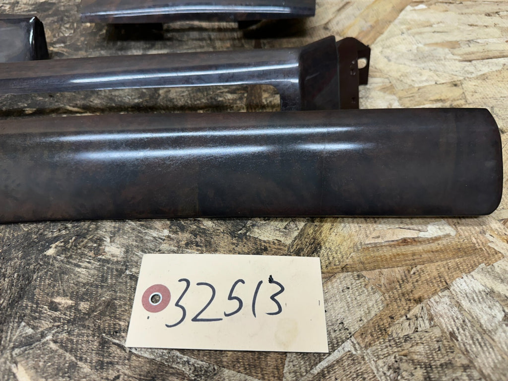 BMW 1999-2005 E46 4 PIECE BURLED WOOD INTERIOR TRIM SET OEM 8203825+6+7+6902178