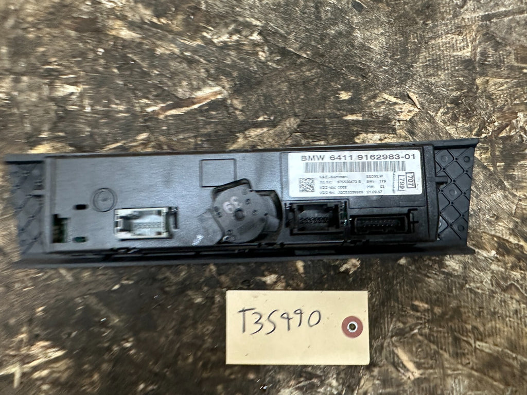BMW 2006-2012 E90 3 SERIES CLIMATE CONTROL PANEL OEM 9162983