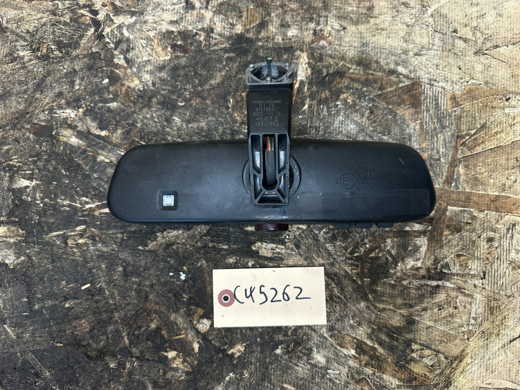 BMW 2006-2012 E90 E60 E80 AUTO DIMMING REAR VIEW MIRROR OEM 915185201