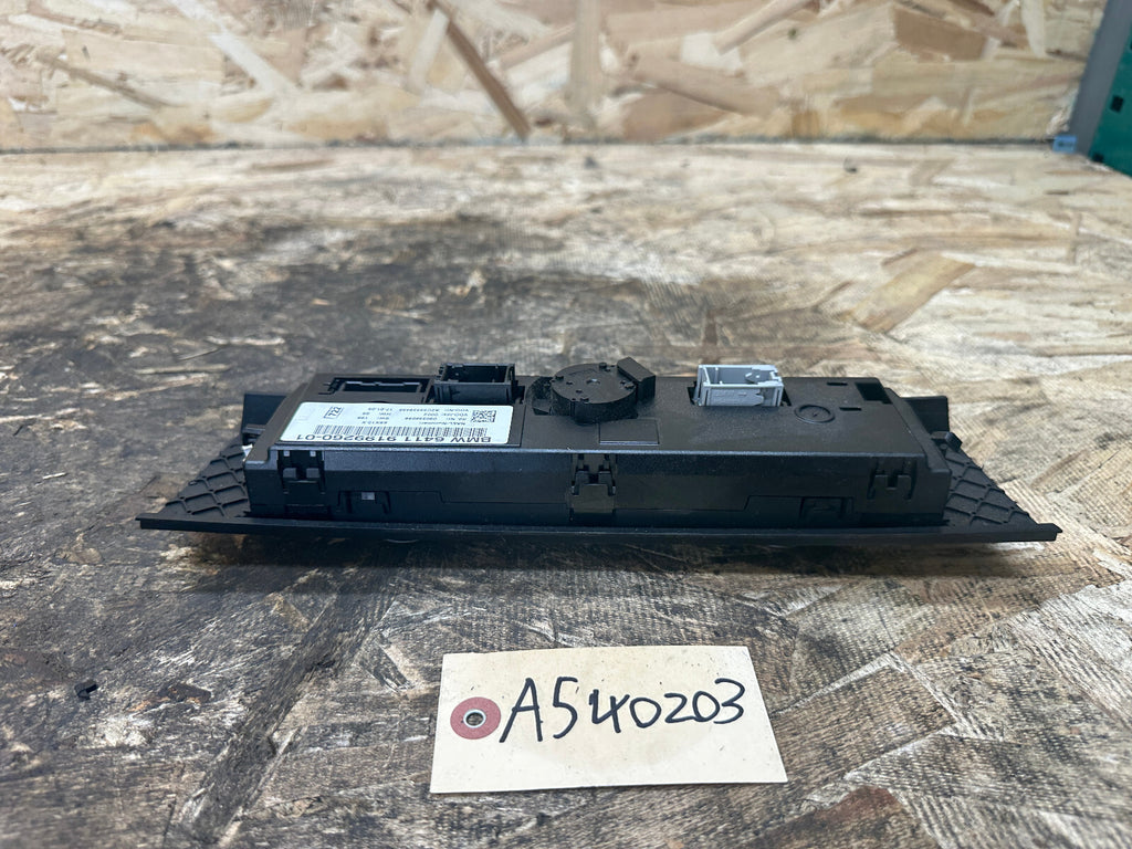 BMW 2006-2012 E90 HVAC HEATER AC CLIMATE CONTROL SWITCH PANEL BLACK OEM 9199260