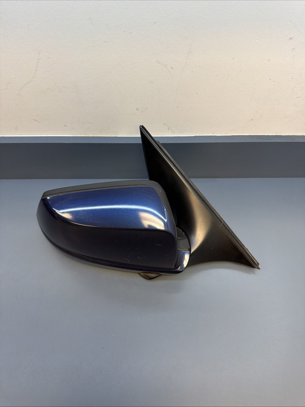2011-2013 BMW 5 Series F10 Front Right Passenger Door Mirror OEM 7216364 DK BLUE