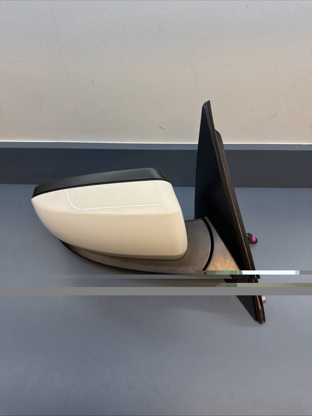 07-13 BMW X3 X5 X6 E70 RIGHT DOOR REAR VIEW MIRROR WHITE 7181175 OEM