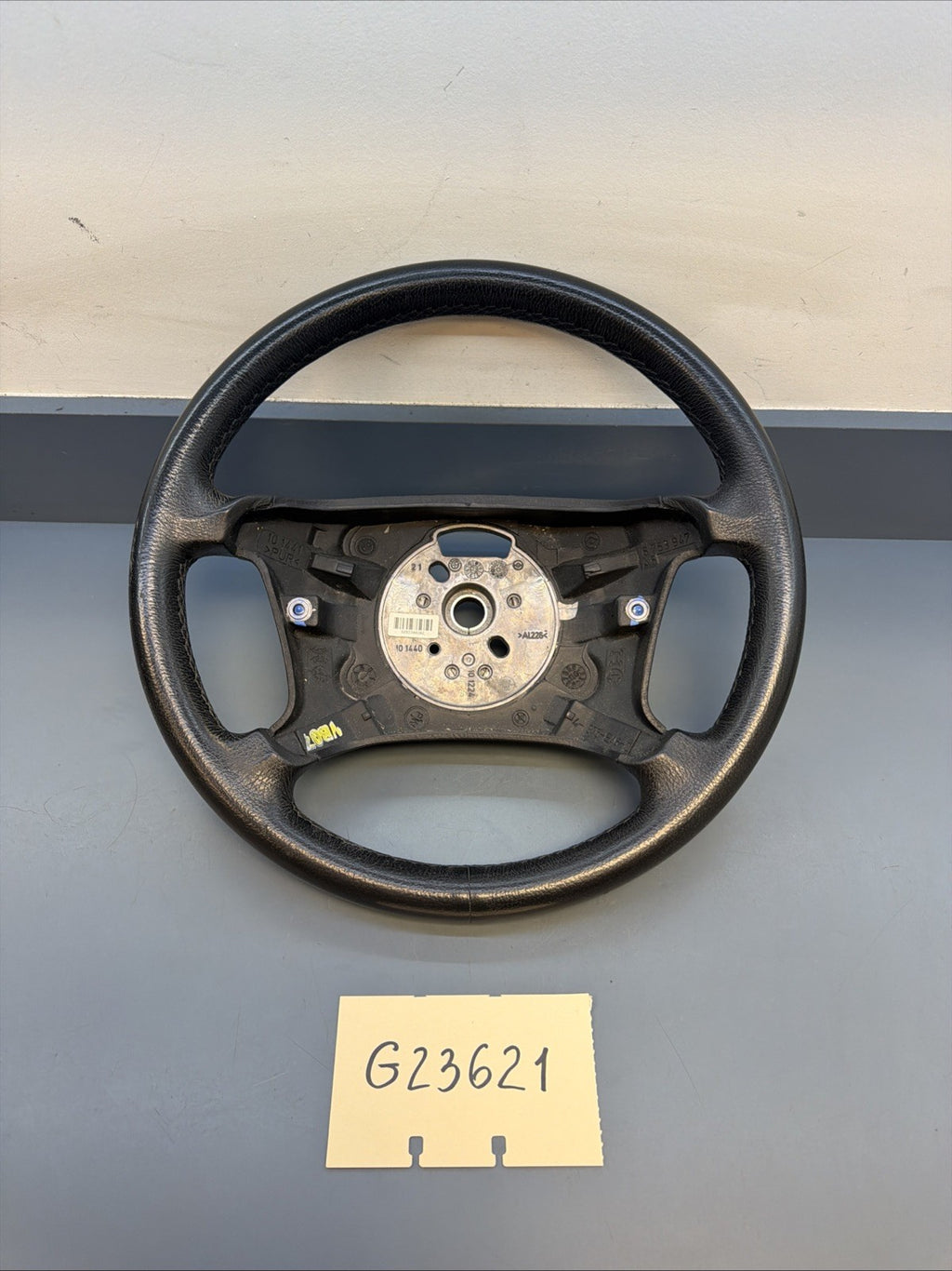 99-06 BMW OEM 330XI STEERING WHEEL W/O CONTROL SWITCHES LEATHER BLACK OEM