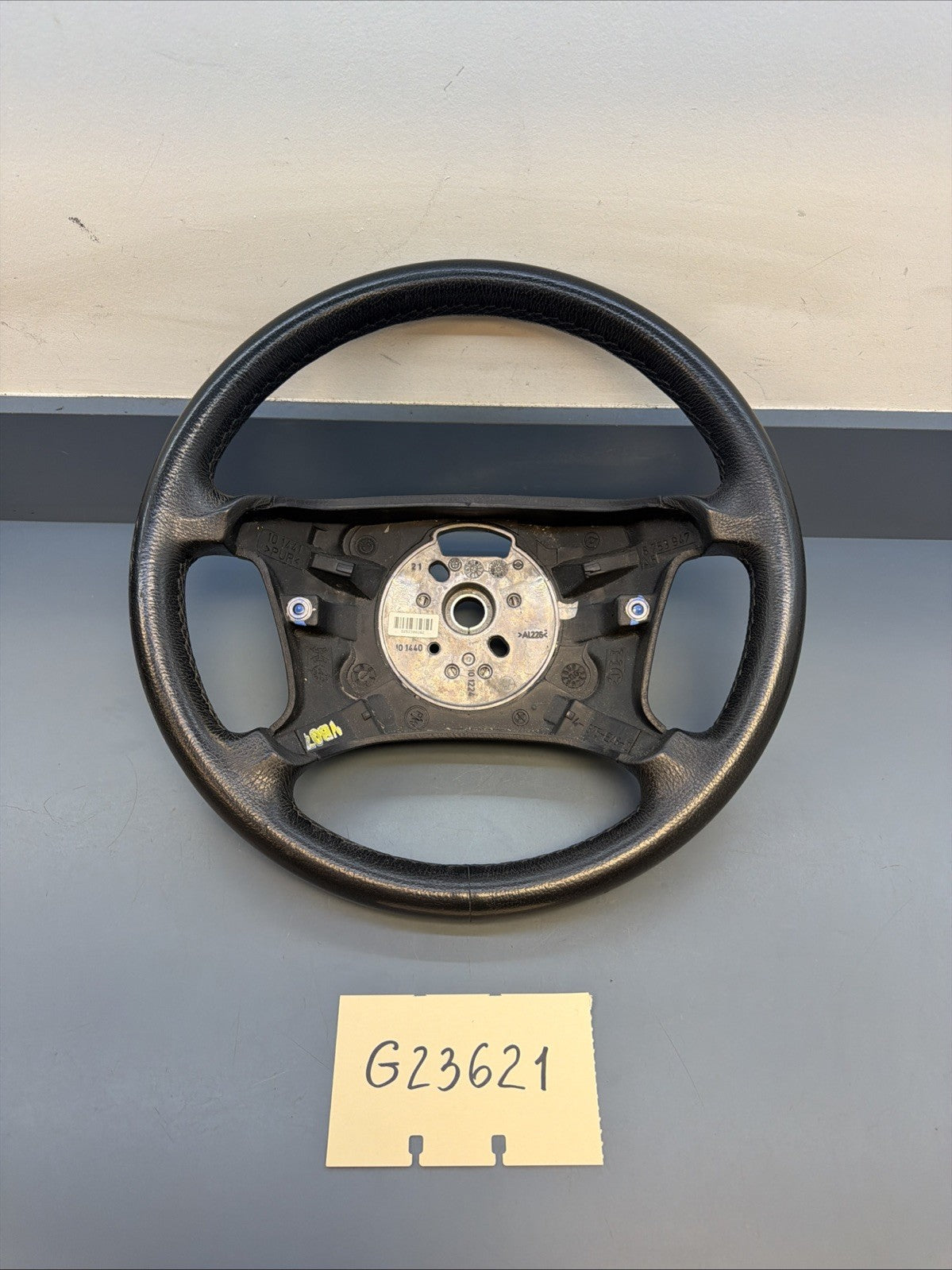 99-06 BMW OEM 330XI STEERING WHEEL W/O CONTROL SWITCHES LEATHER BLACK OEM