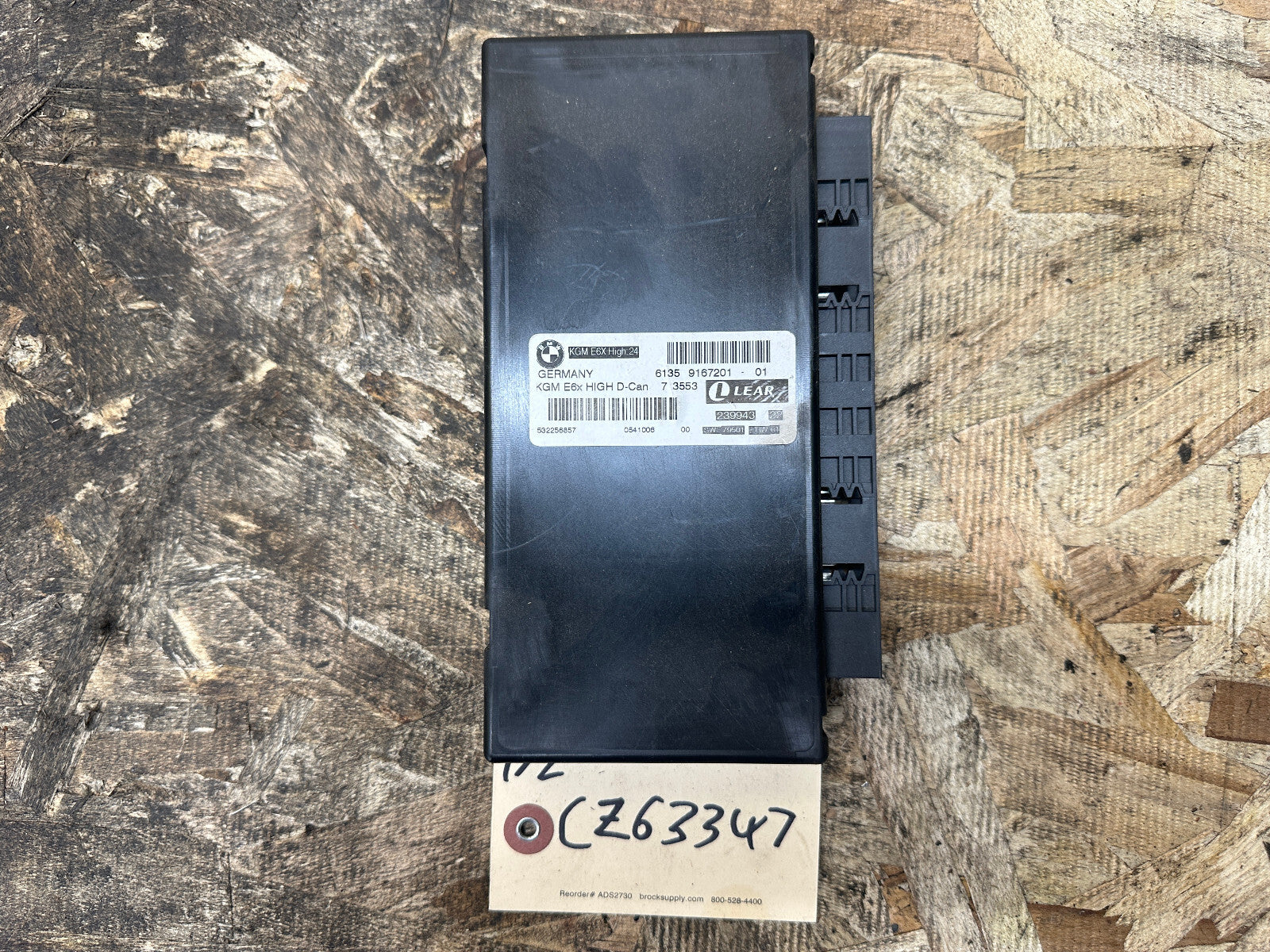 BMW 08-10 E60 E63 5/6 SERIES COMFORT CONVENIENCE CONTROL MODULE OEM 9167201